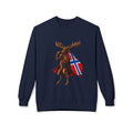 Nordic Knockout - Norwegian Moose Boxing Sweatshirt (Unisex)