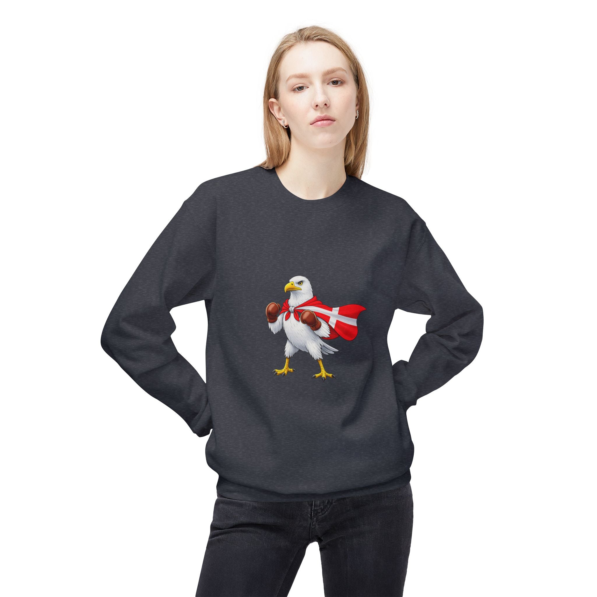 Nordic Knockout - Danish Seagull Boxing Sweatshirt (Unisex)