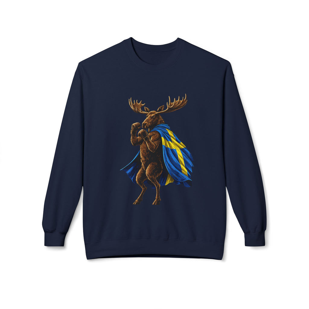 Nordic Knockout - Swedish Moose Boxing Sweatshirt (Unisex)