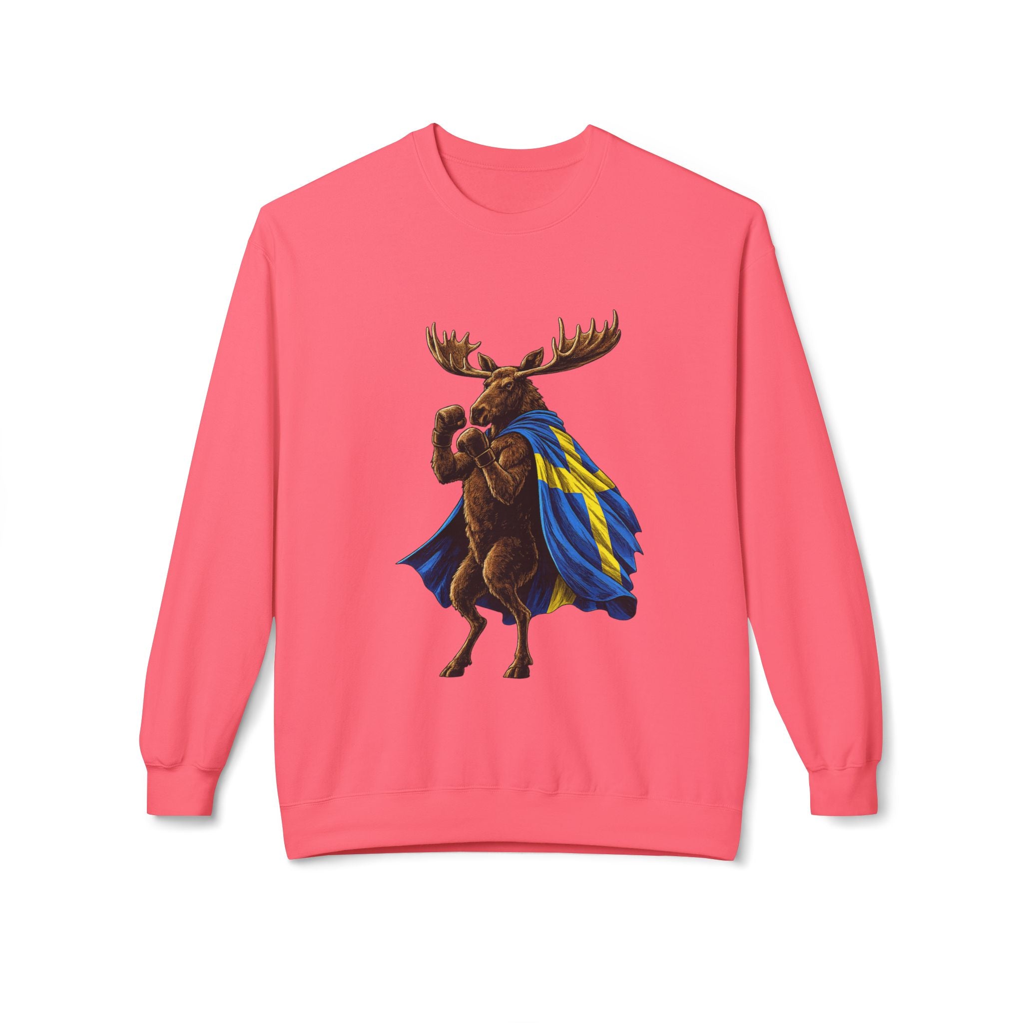 Nordic Knockout - Swedish Moose Boxing Sweatshirt (Unisex)