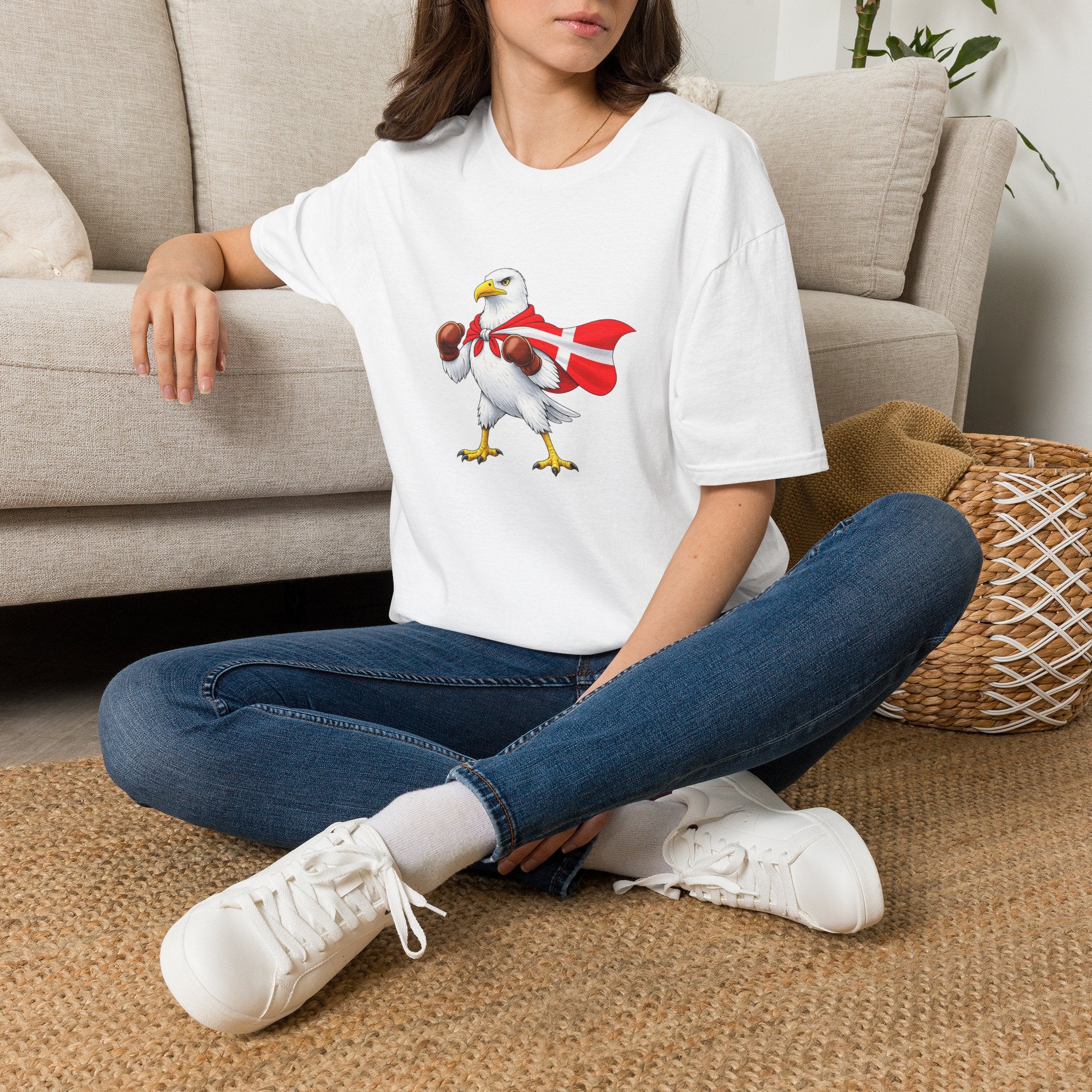 Nordic Knockout - Danish Seagull Boxing Tee (Unisex)