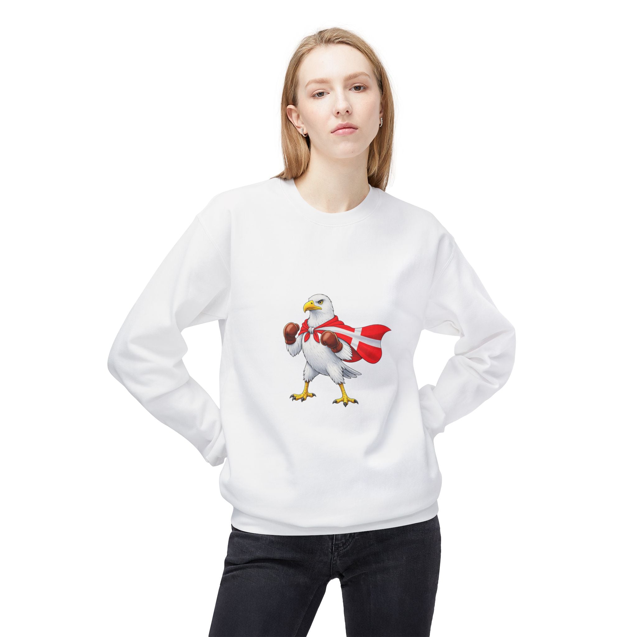 Nordic Knockout - Danish Seagull Boxing Sweatshirt (Unisex)