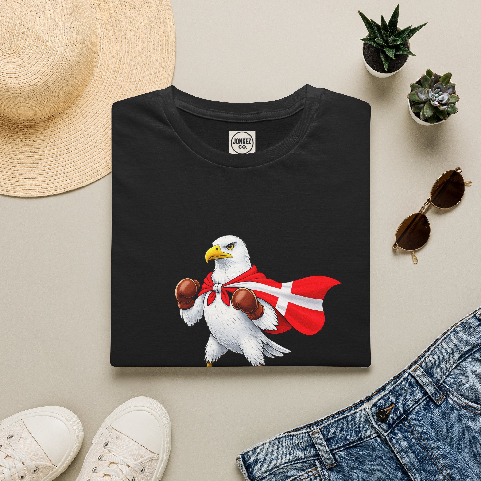 Nordic Knockout - Danish Seagull Boxing Tee (Unisex)