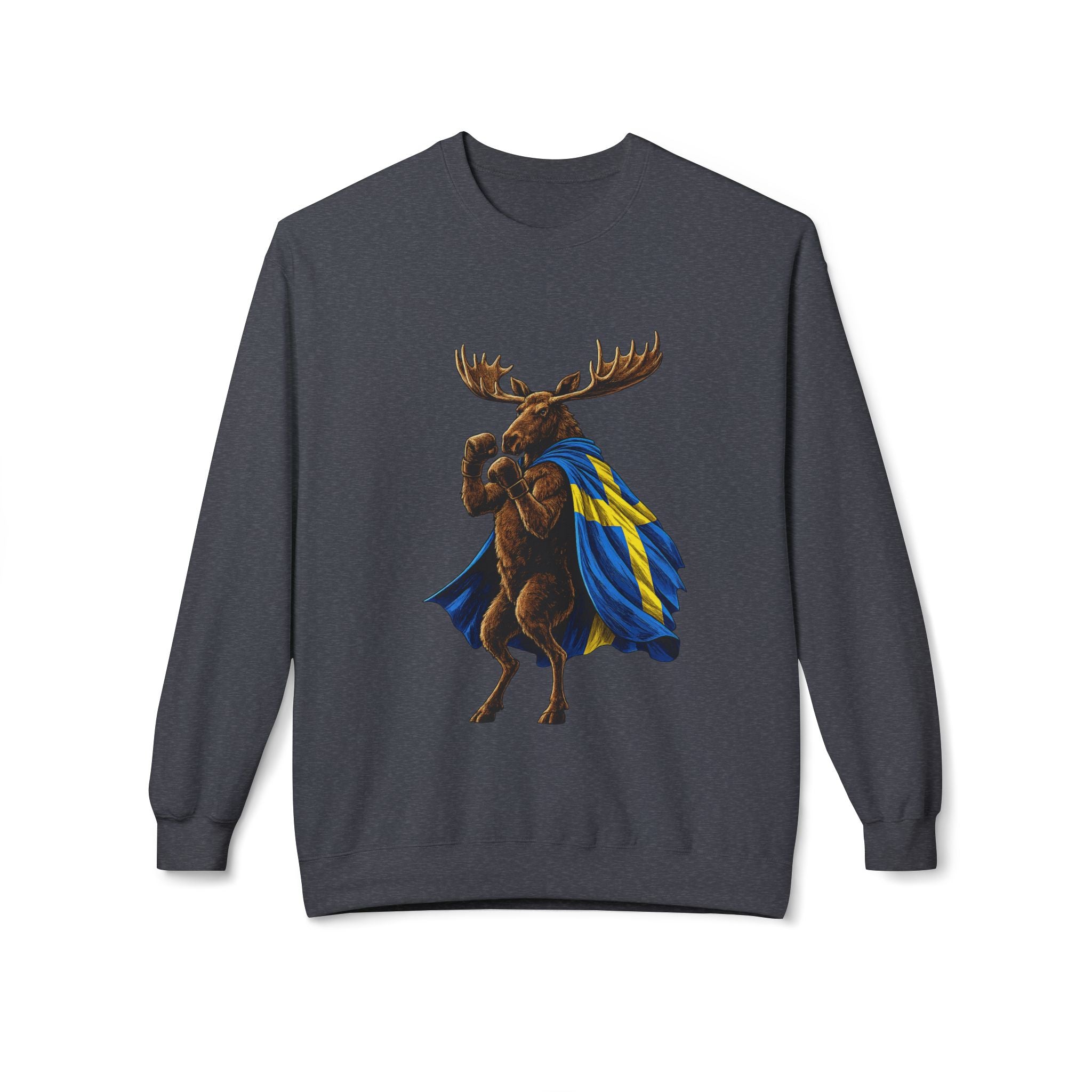 Nordic Knockout - Swedish Moose Boxing Sweatshirt (Unisex)