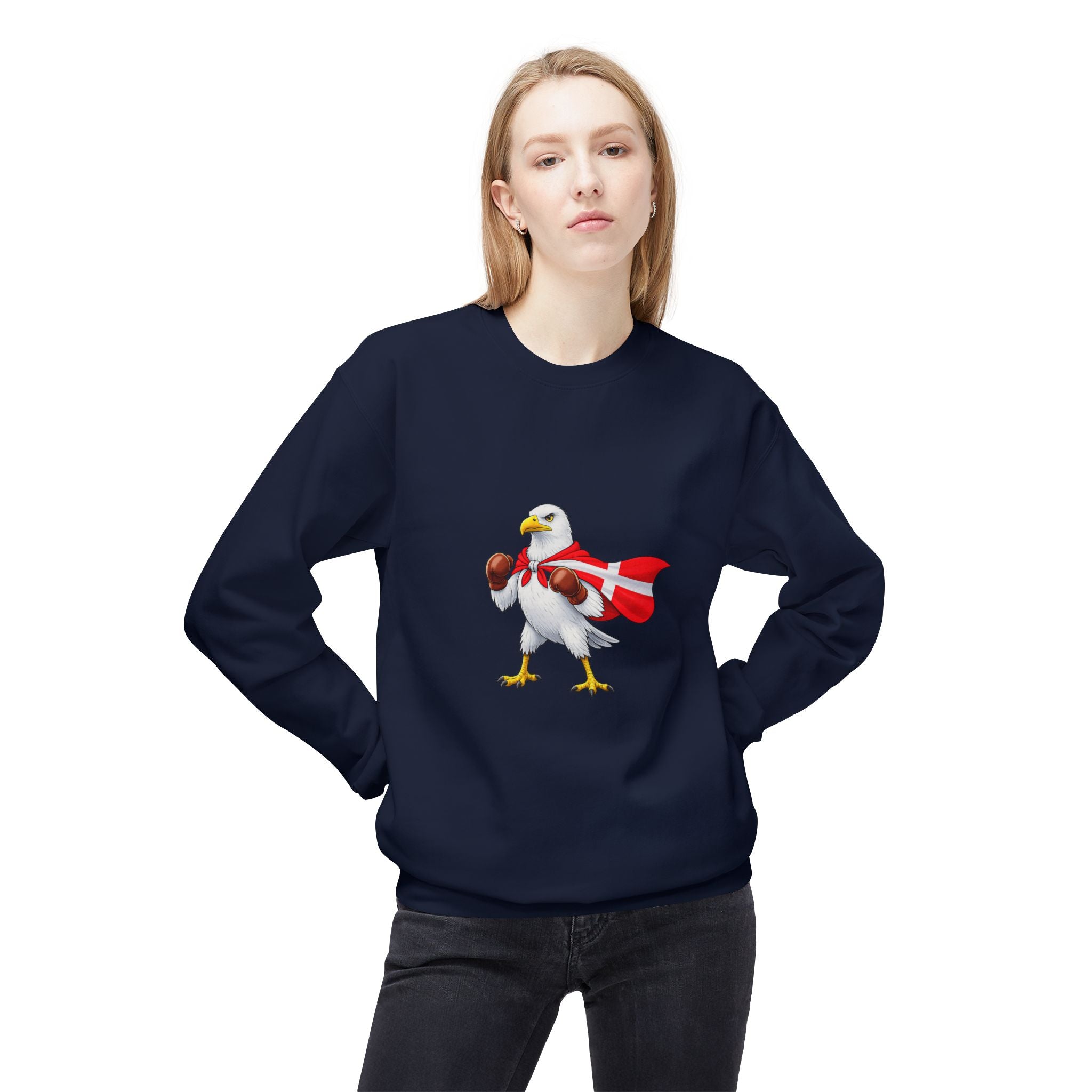 Nordic Knockout - Danish Seagull Boxing Sweatshirt (Unisex)