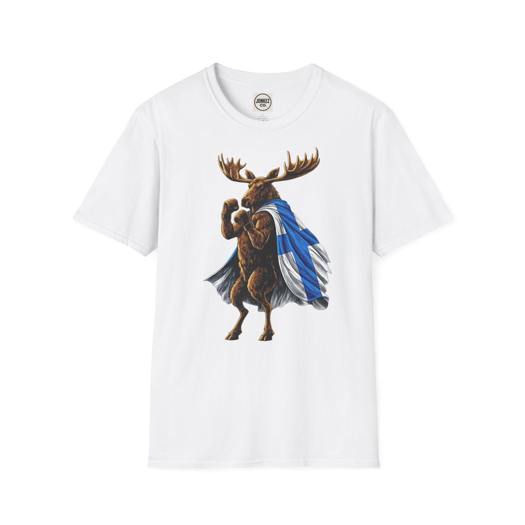 Nordic Knockout - Finnish Moose Boxing Tee (Unisex)