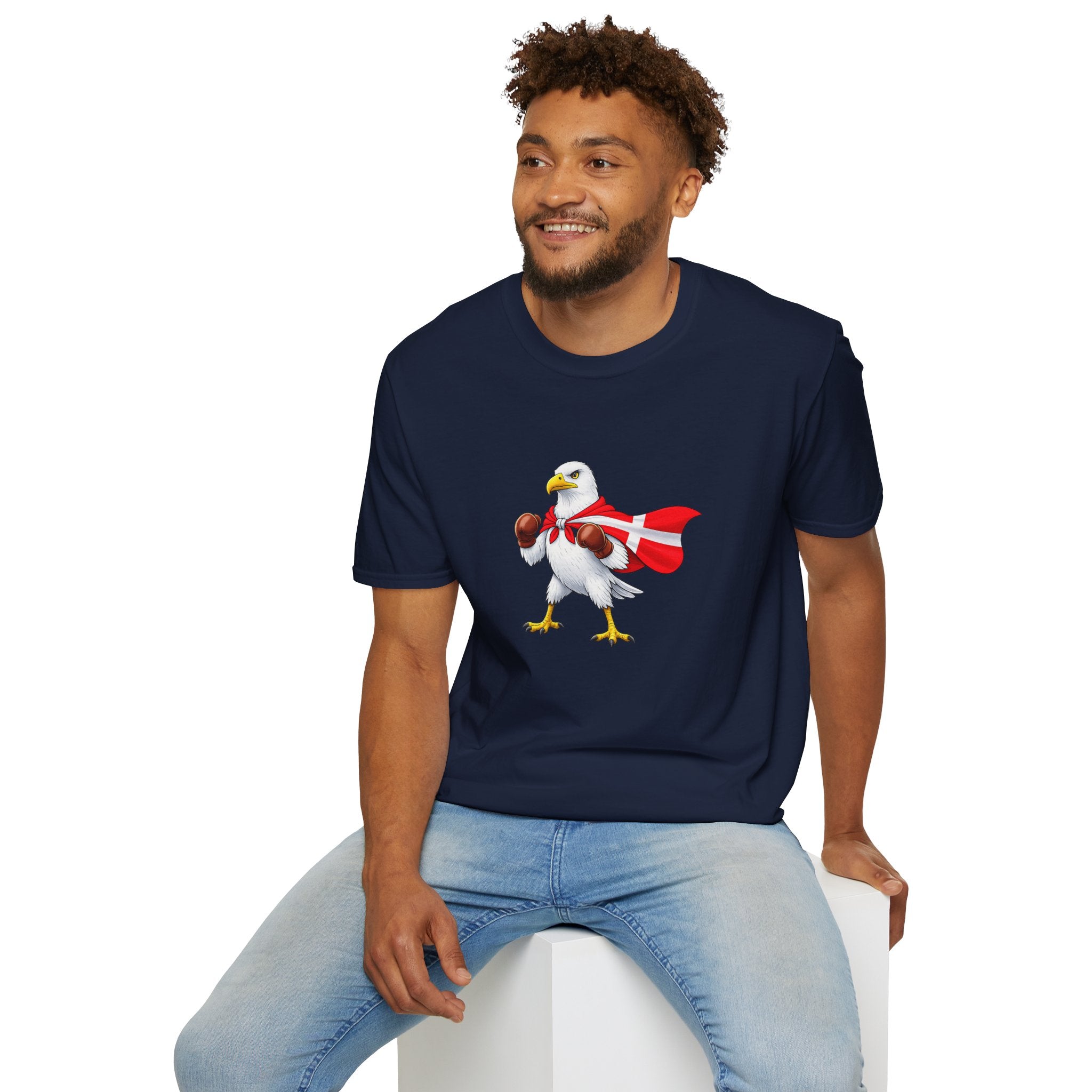 Nordic Knockout - Danish Seagull Boxing Tee (Unisex)