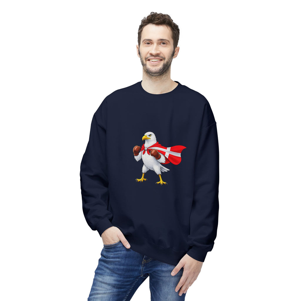 Nordic Knockout - Danish Seagull Boxing Sweatshirt (Unisex)