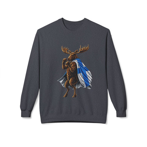 Nordic Knockout - Finnish Moose Boxing Sweatshirt (Unisex)