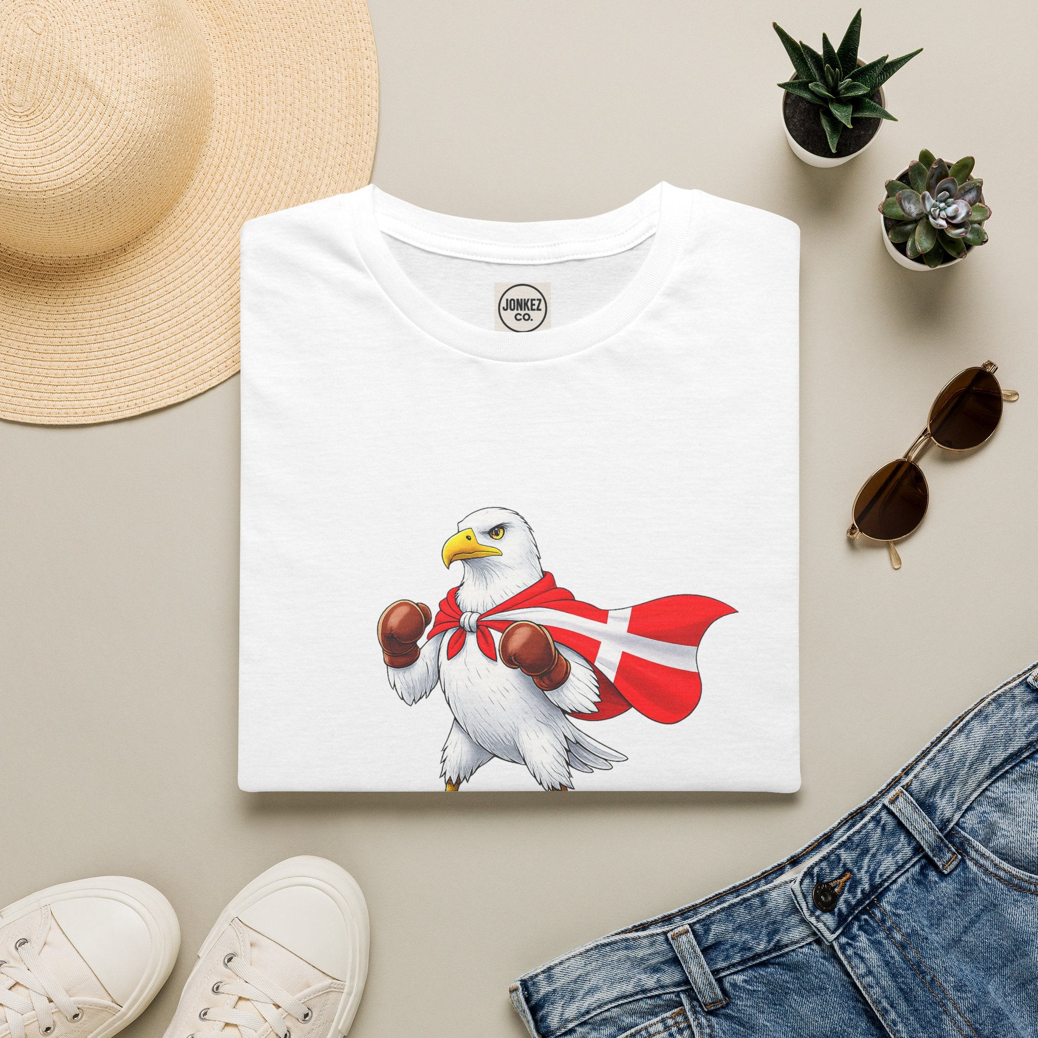 Nordic Knockout - Danish Seagull Boxing Tee (Unisex)