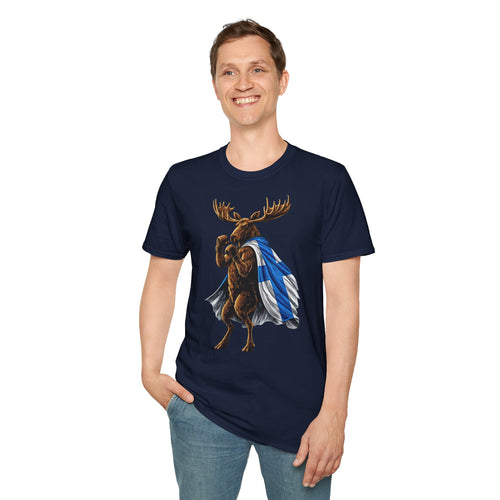 Nordic Knockout - Finnish Moose Boxing Tee (Unisex)