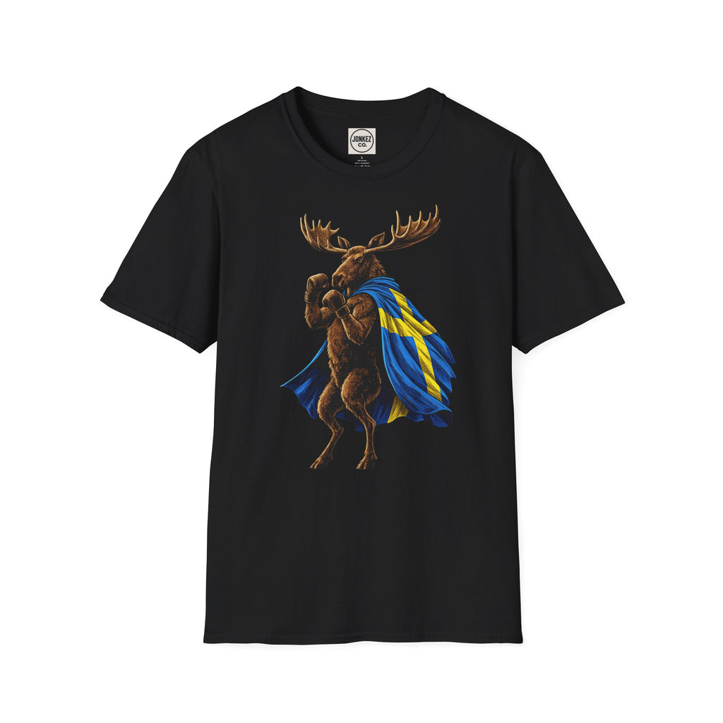 Nordic Knockout - Swedish Moose Boxing Tee (Unisex)