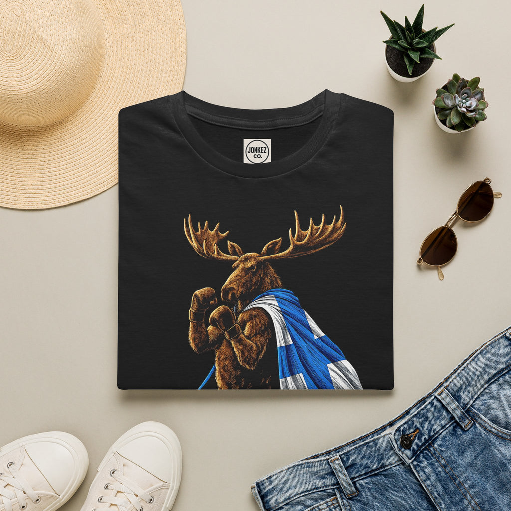 Nordic Knockout - Finnish Moose Boxing Tee (Unisex)